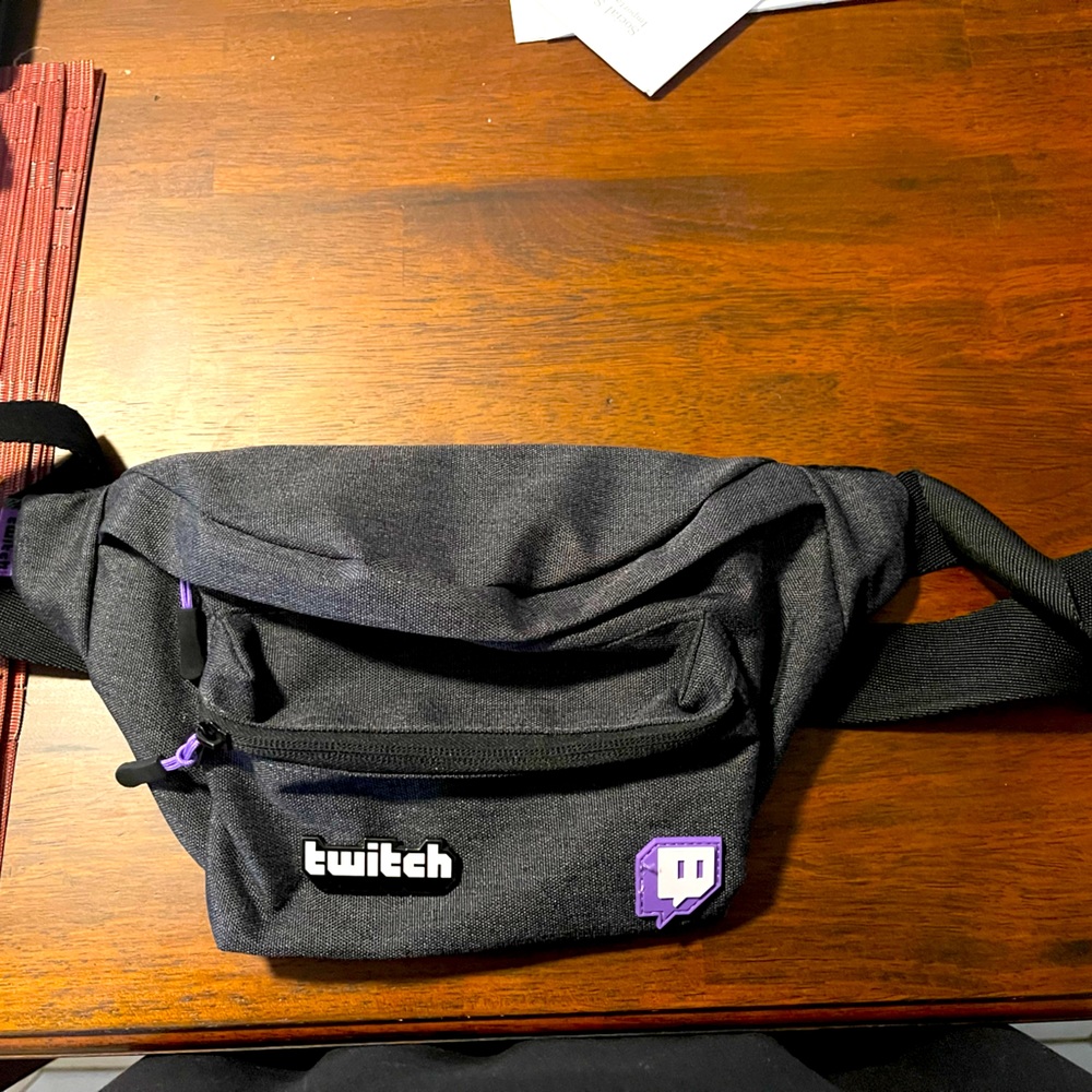 Twitch-Dark Gray Fanny Pack